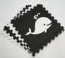 Набор "Моряк", мягкий пол EVA KIDS, 50Х50х1 см, черно-белый