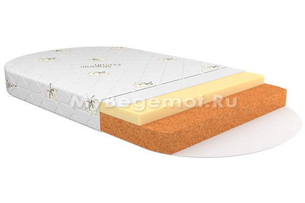 Детский матрас Vikalex Асти овальный  125х75 см