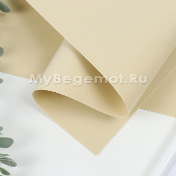 Иранский фоамиран 1 мм 60х70см, слоновая кость #105