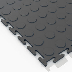 Модульное напольное ПВХ покрытие M-TILE HARD STUDDED, 7 мм