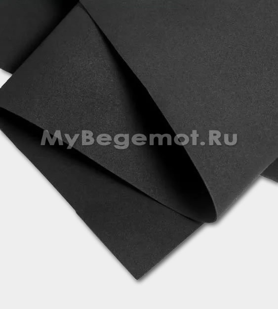 Иранский фоамиран 2 мм 1,2х50м, черный #195