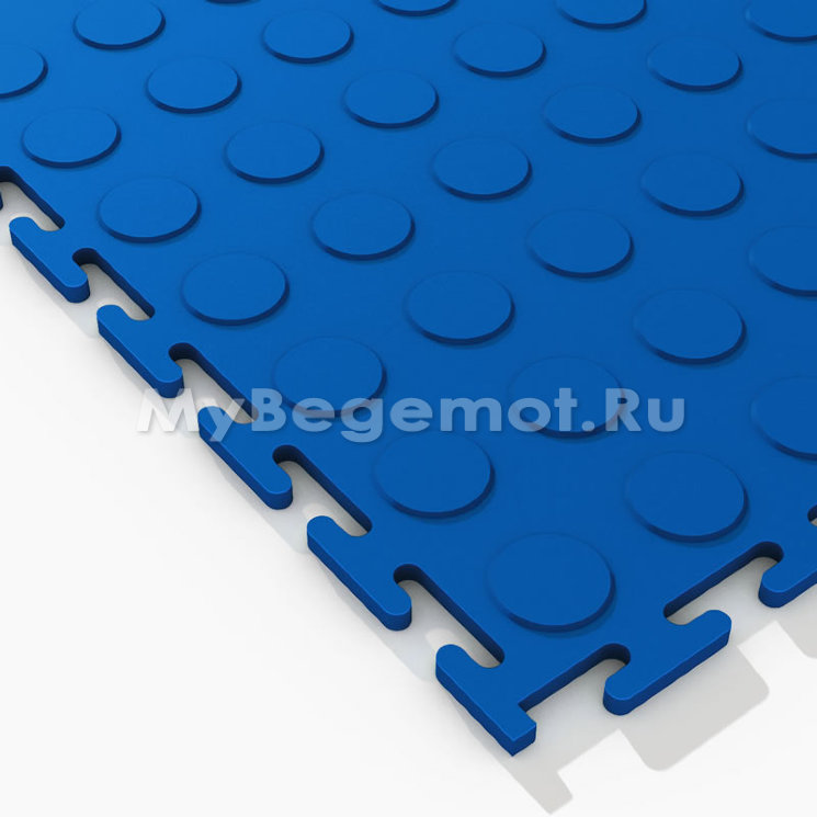 Модульное напольное ПВХ покрытие M-TILE HARD STUDDED, 7 мм