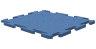 Резиновая плитка на пазлах RUBBLEX PUZZLE 1000х1000х10 мм, синяя