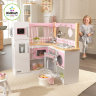 Угловая детская игровая кухня KidKraft Гурман, розовая