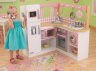 Угловая детская игровая кухня KidKraft Гурман, розовая