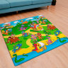 Коврик для ползания FunKids™ Small-12 «Страна Динозавров / Азбука», двусторонний.