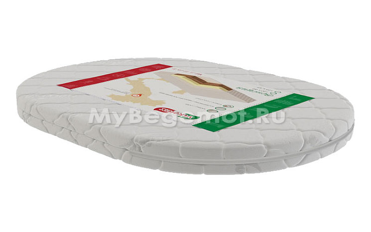 Детский матрас Vikalex Перуджа овальный 92х65 см
