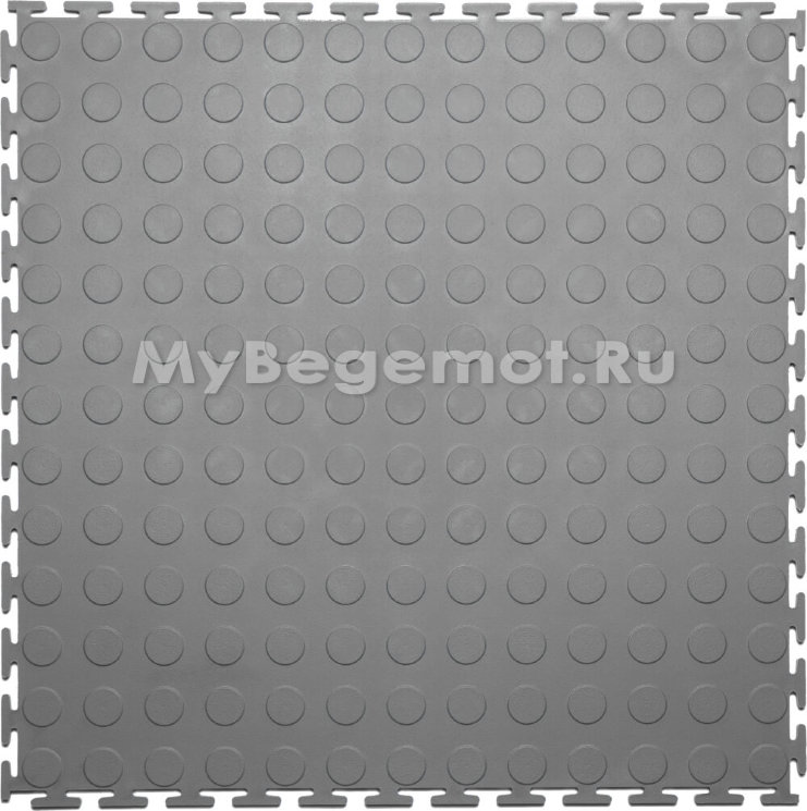 Резиновая плитка Rubber Prom, 9 мм, 500*500 мм
