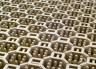 Модульное грязезащитное ПВХ покрытие OPTIMA DUOS 250x250x16мм, серое.